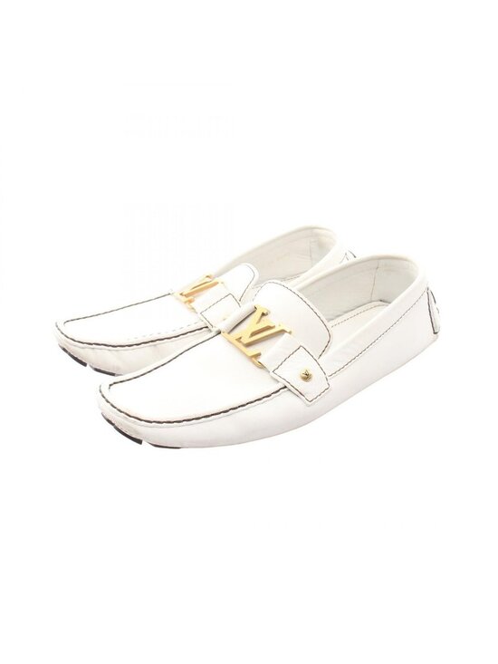 Louis Vuitton Loafers Monte Carlo Line White Leather main image 14